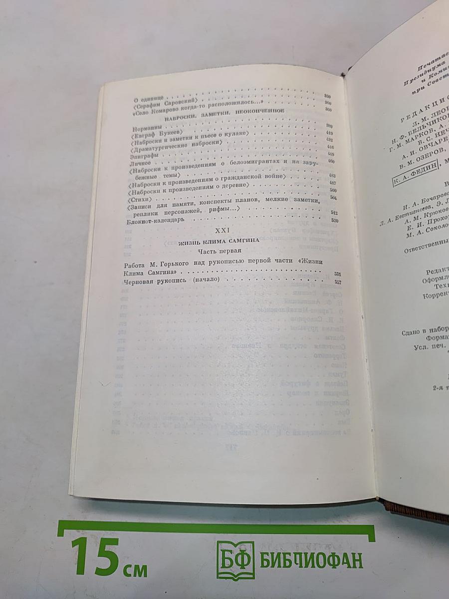 Собрание сочинений. Том шестой. Варианты к томам XIX-XX. 1917-1936. Наброски, заметки, черновые рукописи «Жизни Клима Самгина» Часть первая (начало)
