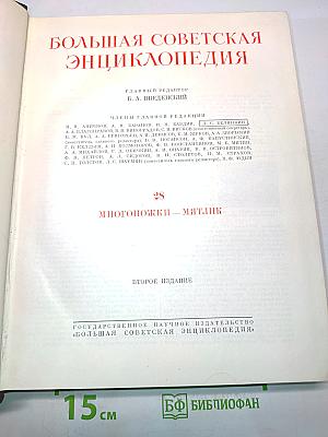 Большая Советская Энциклопедия. Том 28