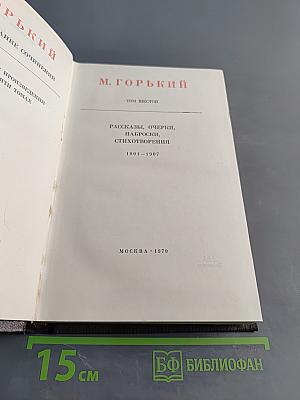 Собрание сочинений. Том шестой. Рассказы, очерки, альброски, стихотворения 1901-1907