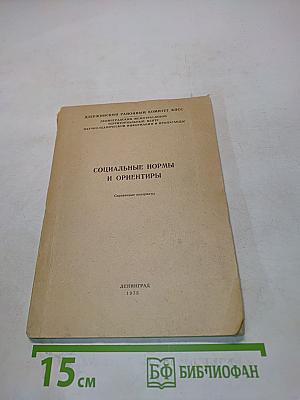 Социальные нормы и ориентиры