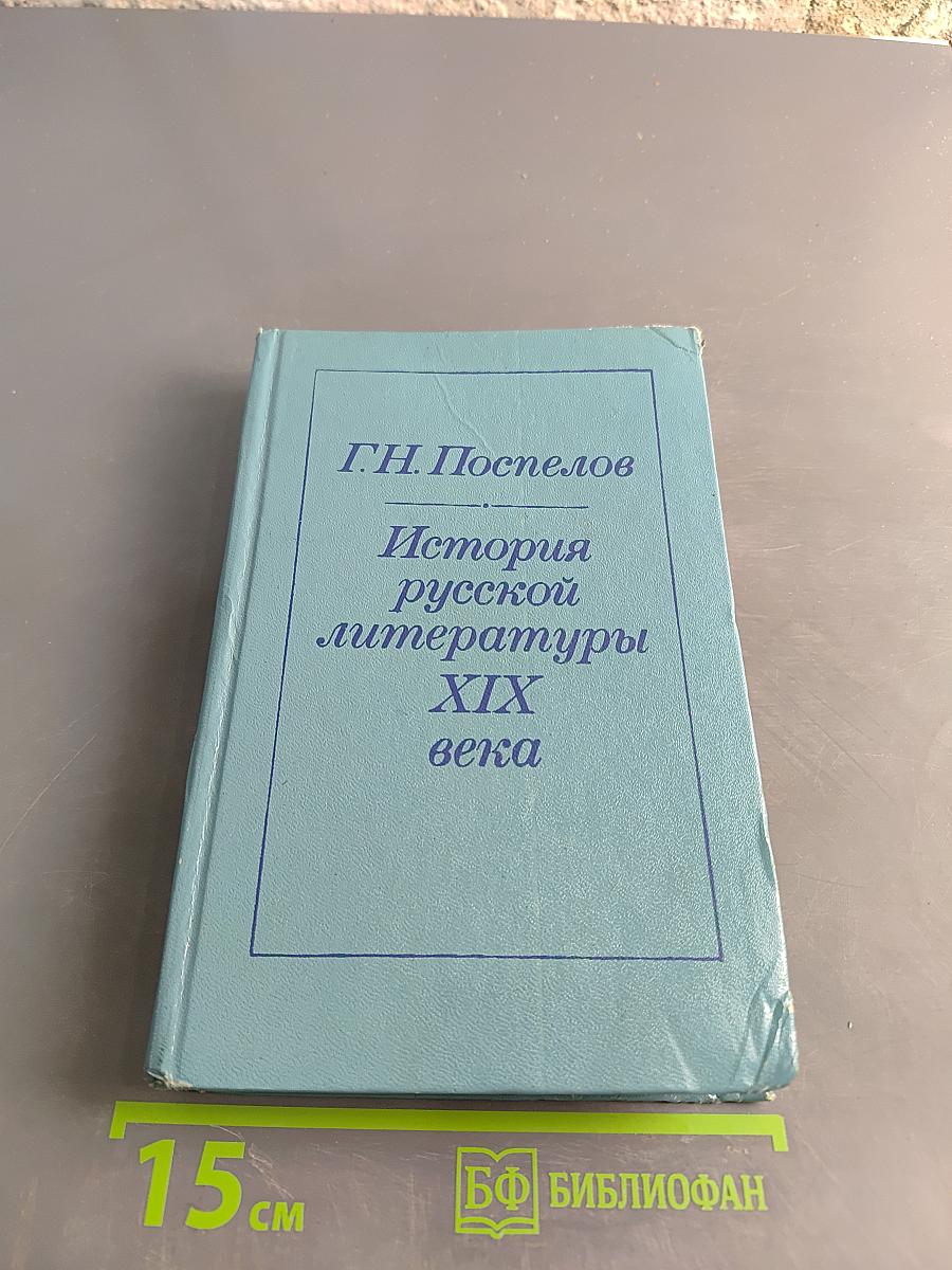 История русской литературы XIX века (1840-1860-е годы)