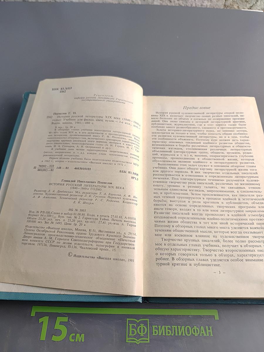 История русской литературы XIX века (1840-1860-е годы)
