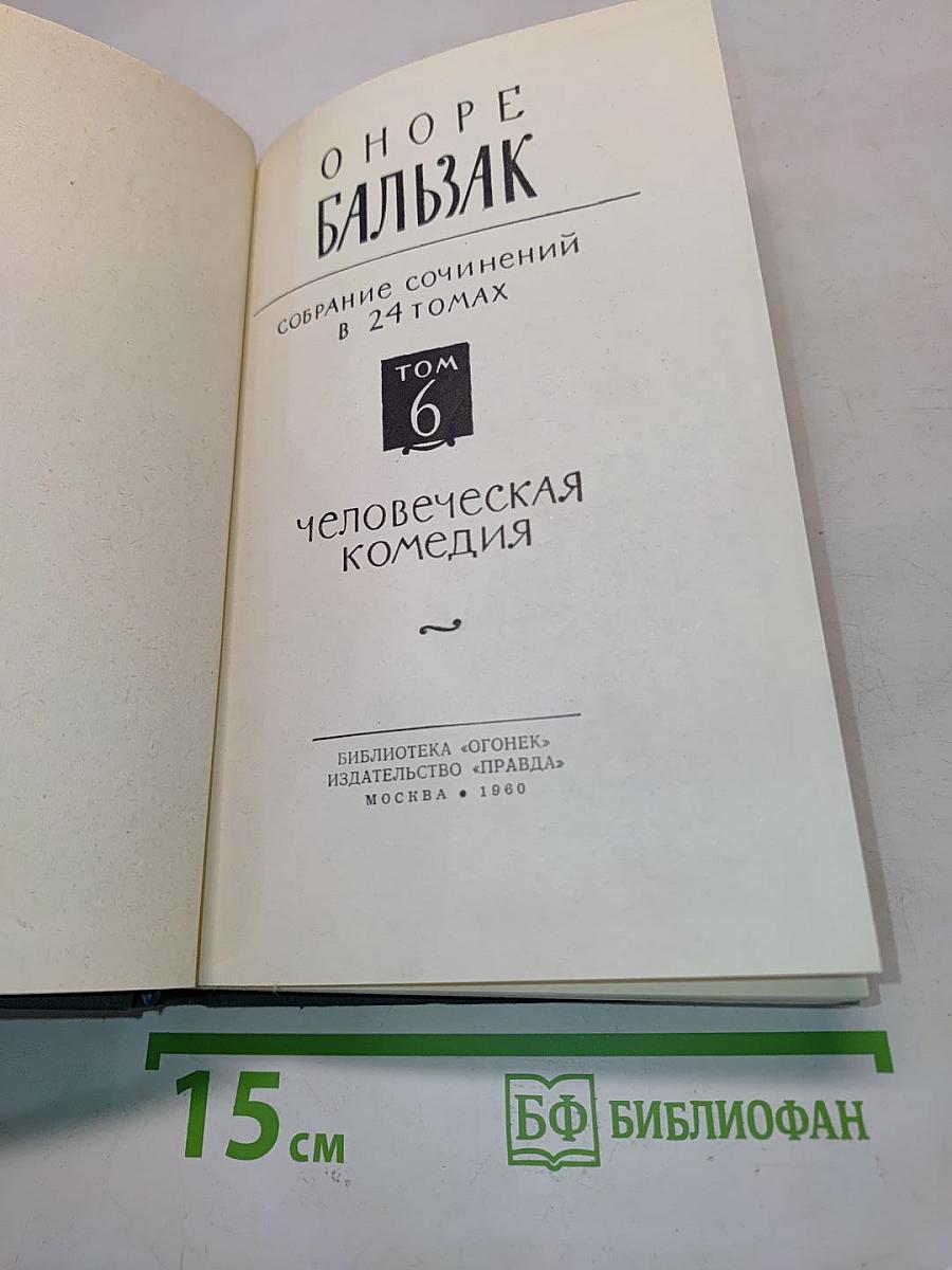 Человеческая комедия. Том 6