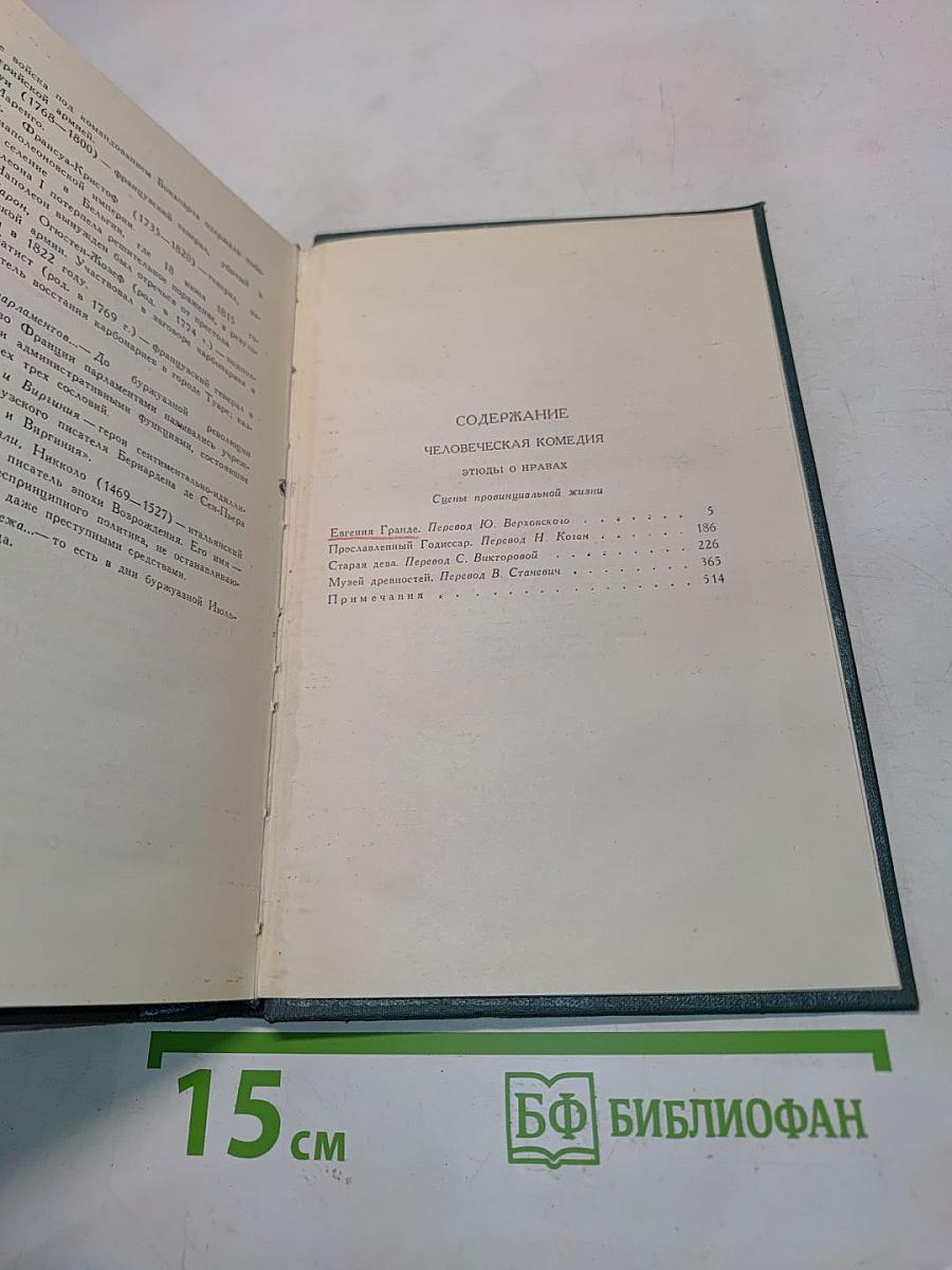 Человеческая комедия. Том 6