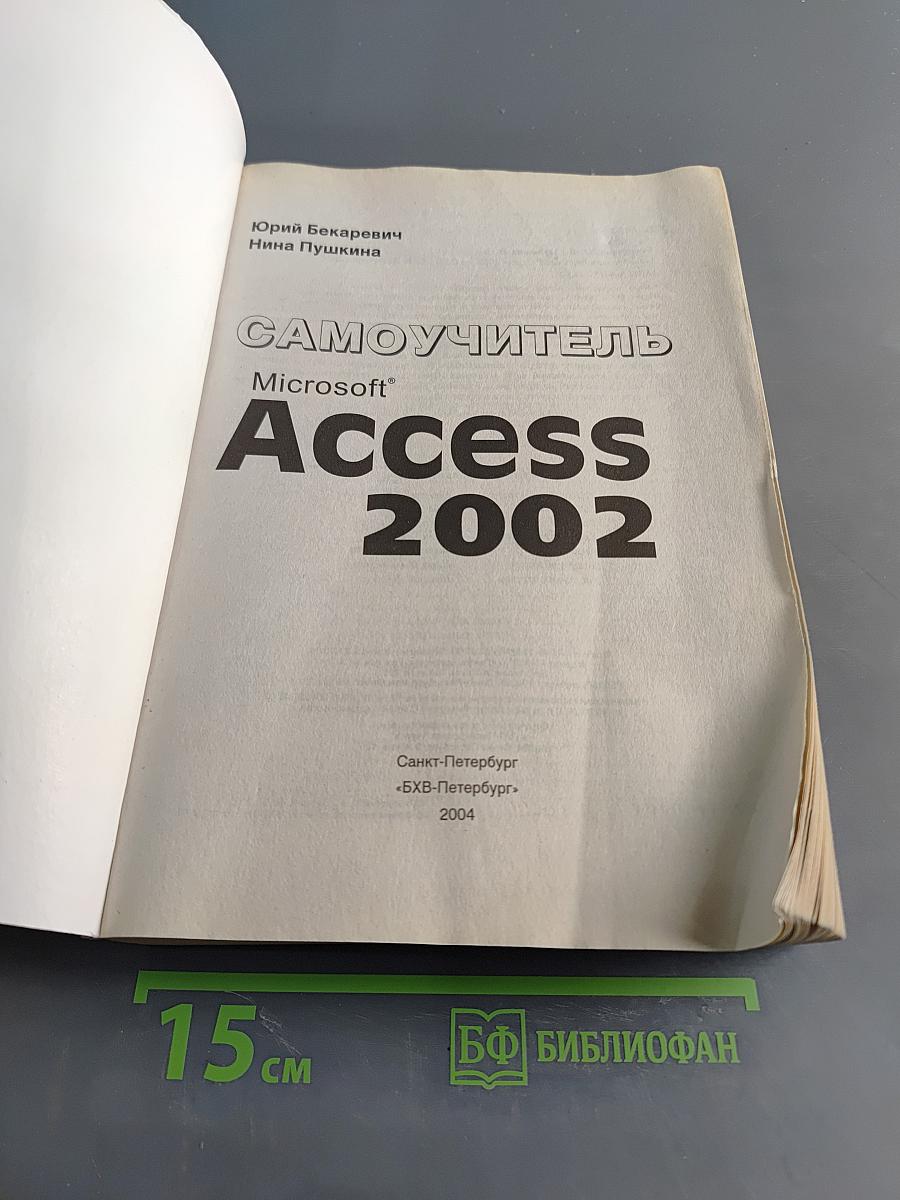 Самоучитель Microsoft Access 2002
