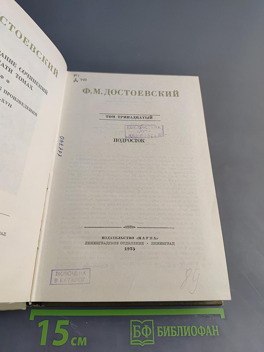 Подросток. Том тринадцатый