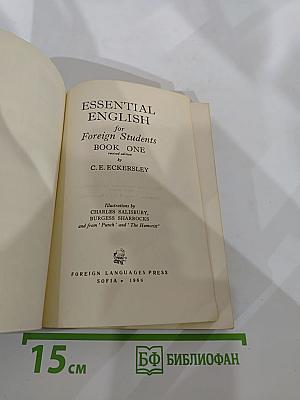 Essential English for Foreign Students Book One