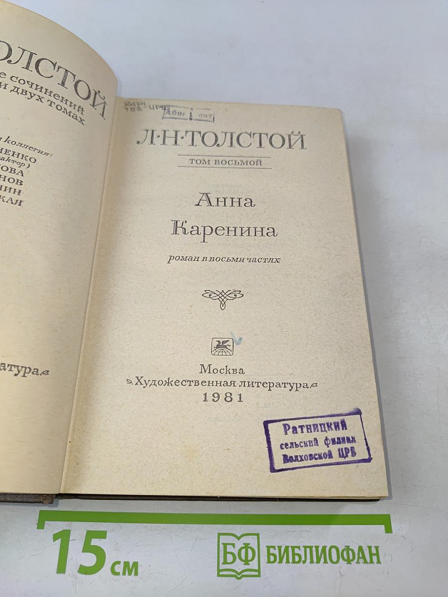 Анна Каренина. Роман в восьми частях. Том восьмой