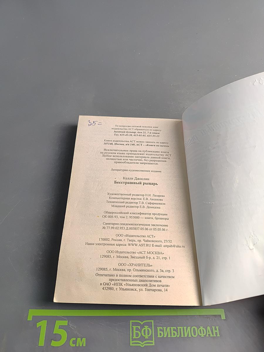 Бесстрашный рыцарь