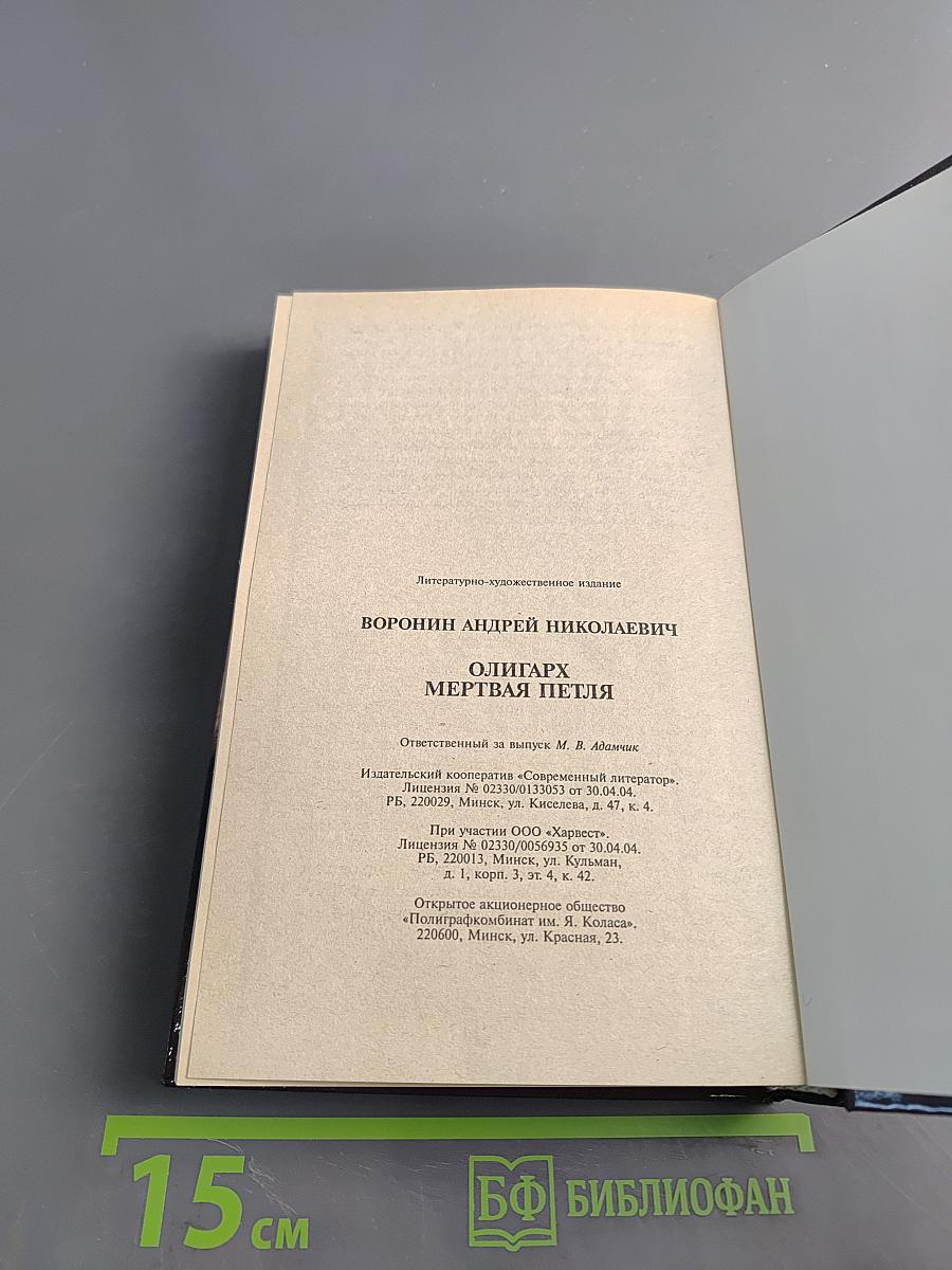 Олигарх. Мертвая петля
