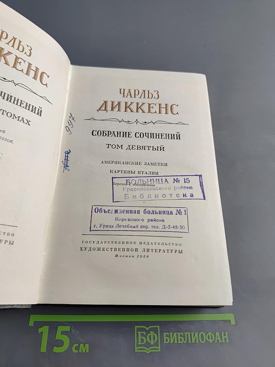 Собрание сочинений. Том девятый. Американские заметки. Картины Италии