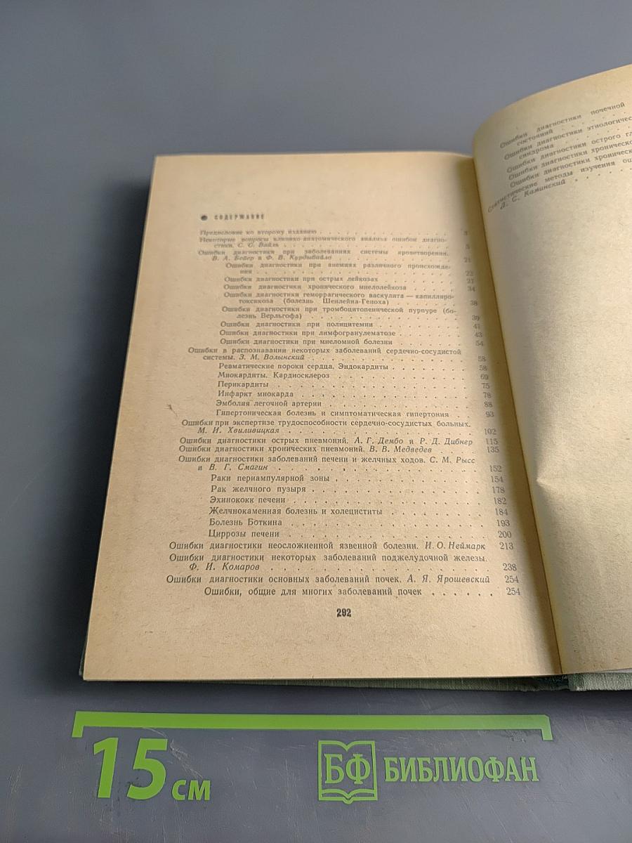 Ошибки клинической диагностики
