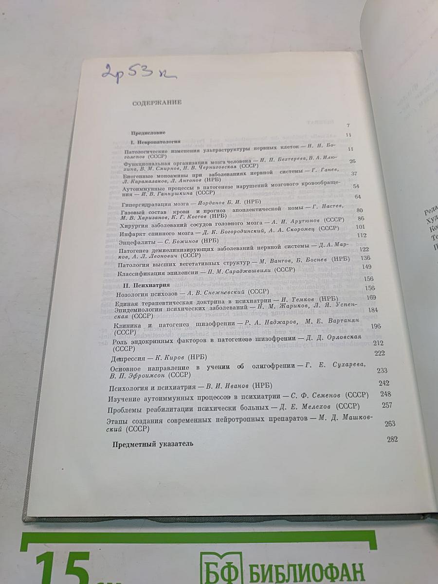 Актуальные проблемы невропатологии и психиатрии