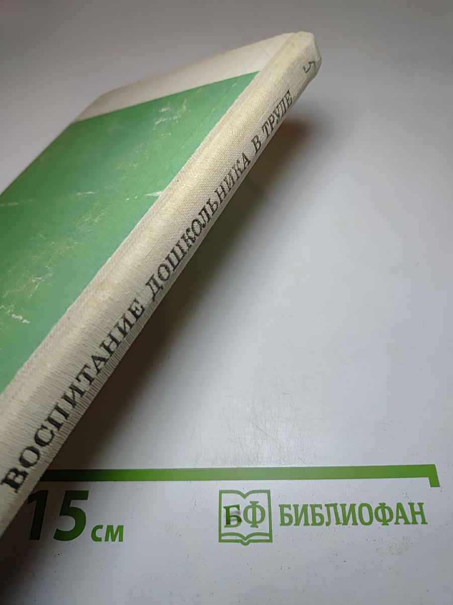 Воспитание дошкольника в труде