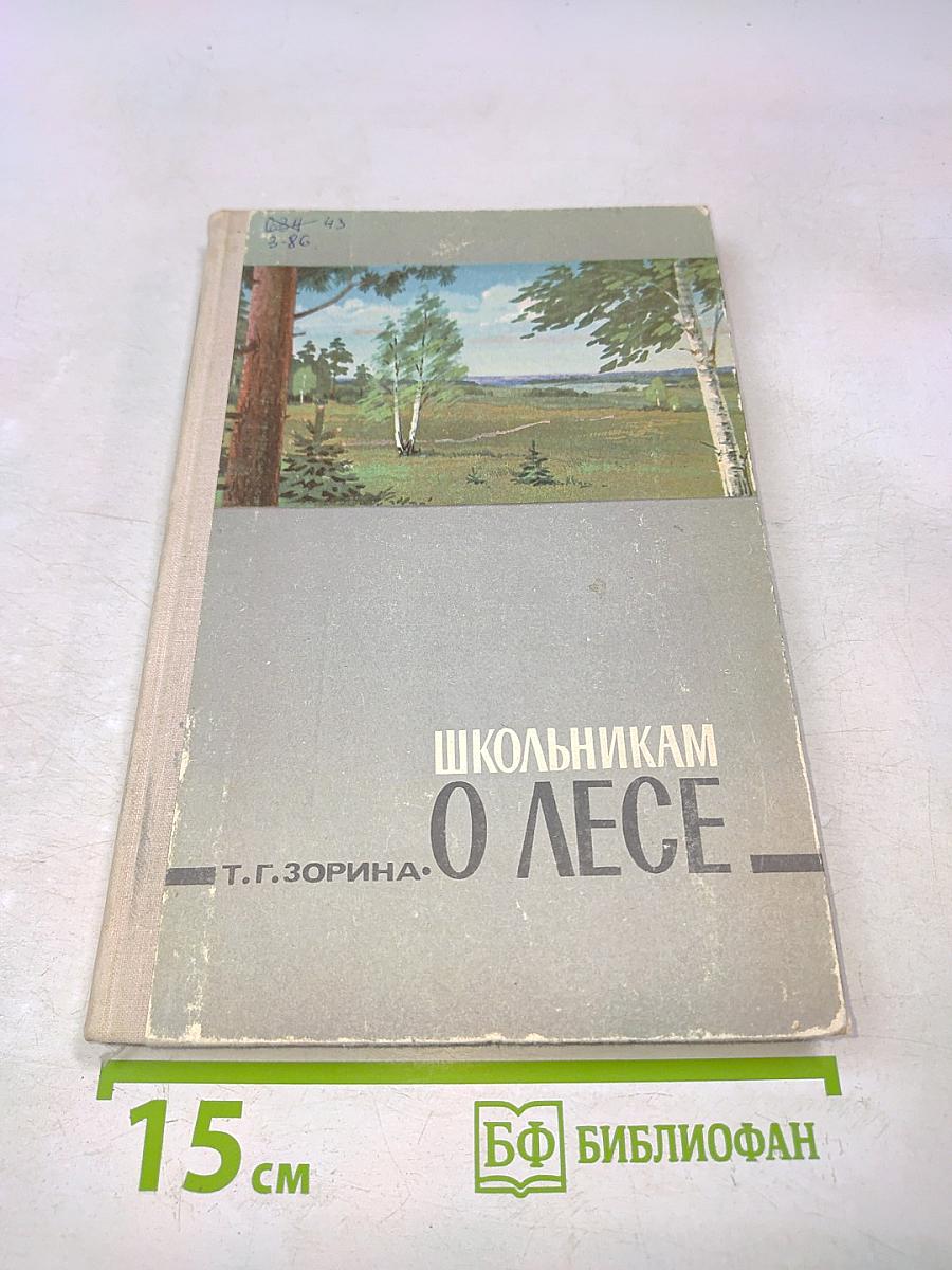 Школьник о лесе