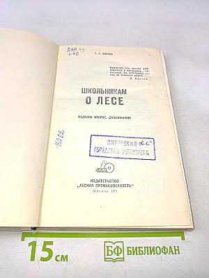 Школьник о лесе