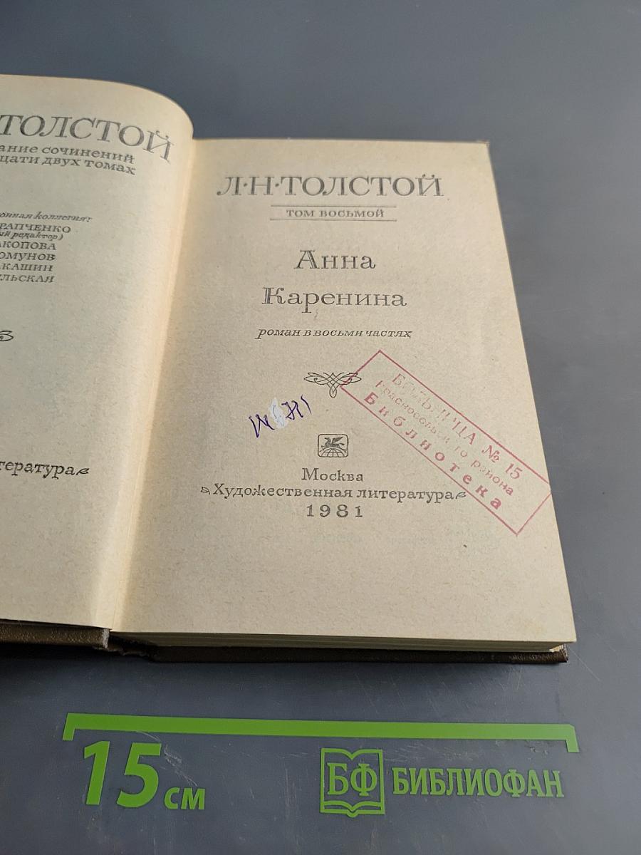 Анна Каренина. Роман в восьми частях. Том восьмой