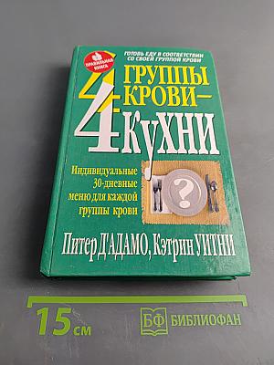 4 группы крови – 4 кухни