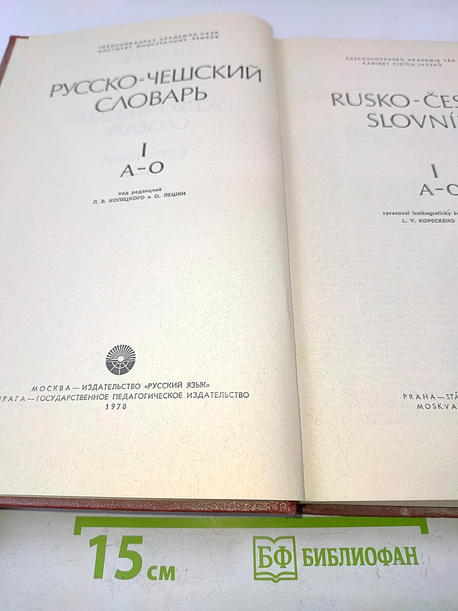 Русско-чешский словарь