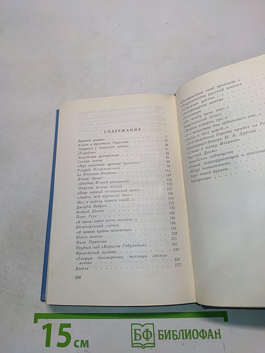 Пушкин среди книг и друзей