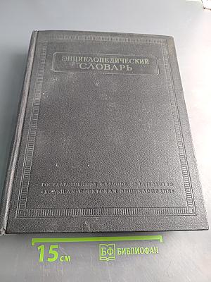 Энциклопедический словарь. Том 1. А-Й