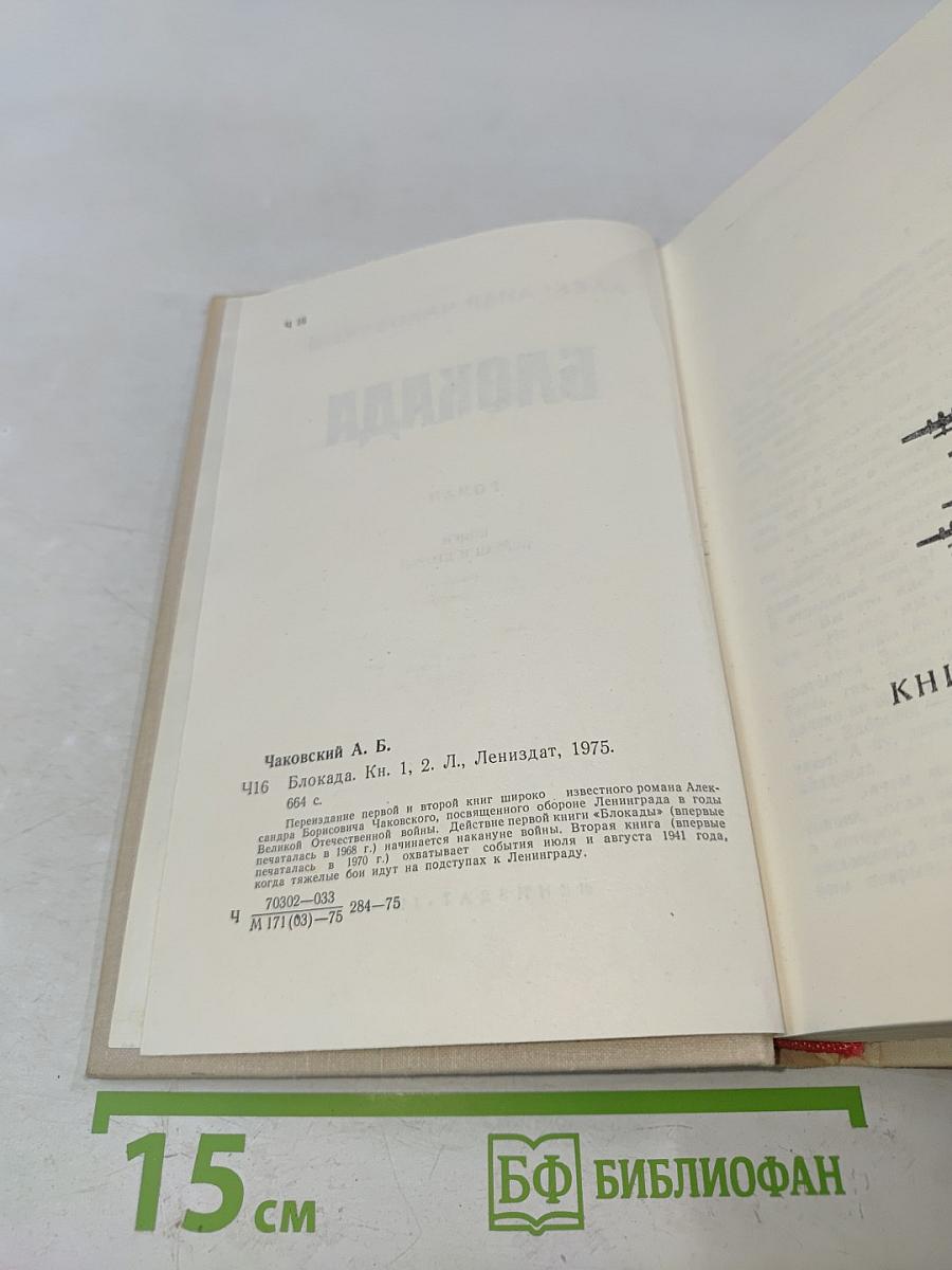 Блокада. Книги первая и вторая