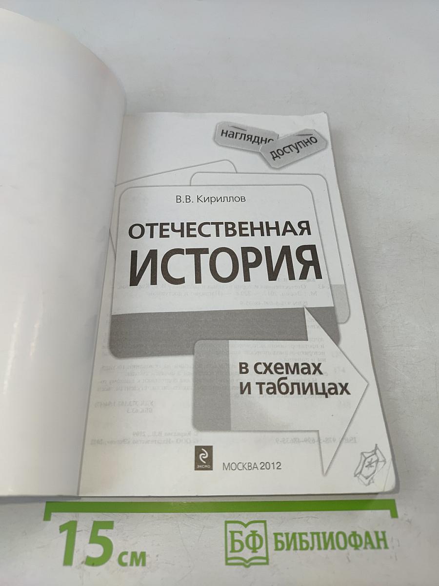 Отечественная история в схемах и таблицах