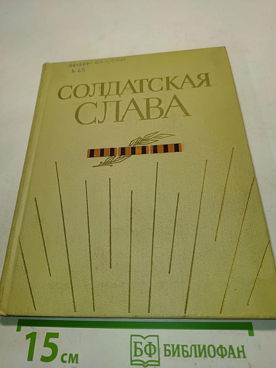 Солдатская слава. Книга третья
