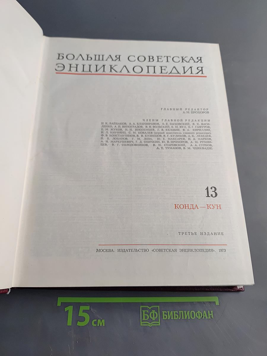 Большая Советская Энциклопедия. Том 13