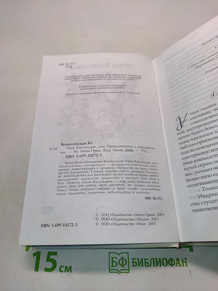 Путь Кассандры, или Приключения с макаронами