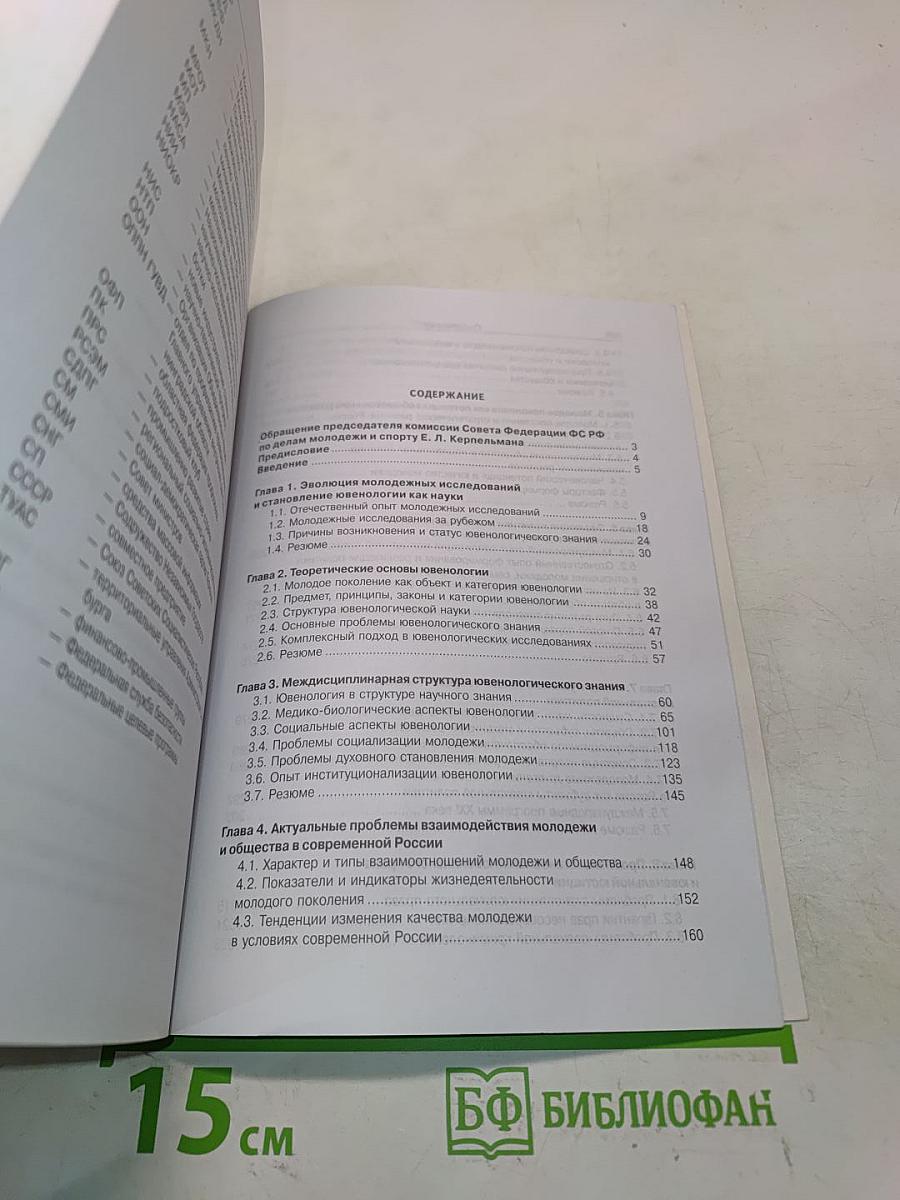 Основы ювенологии: Опыт комплексного междисциплинарного исследования