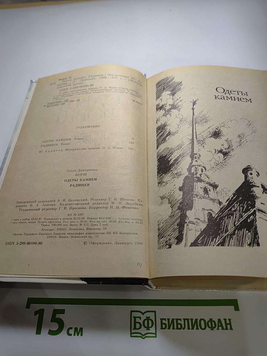 Одеты камнем. Радищев