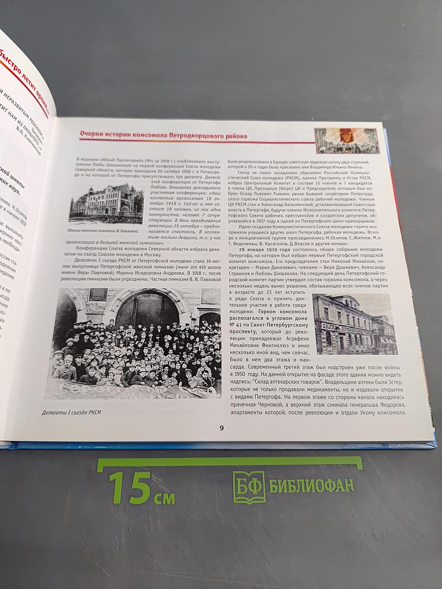Как быстро летит время... Очерки истории комсомола Петродворцового района