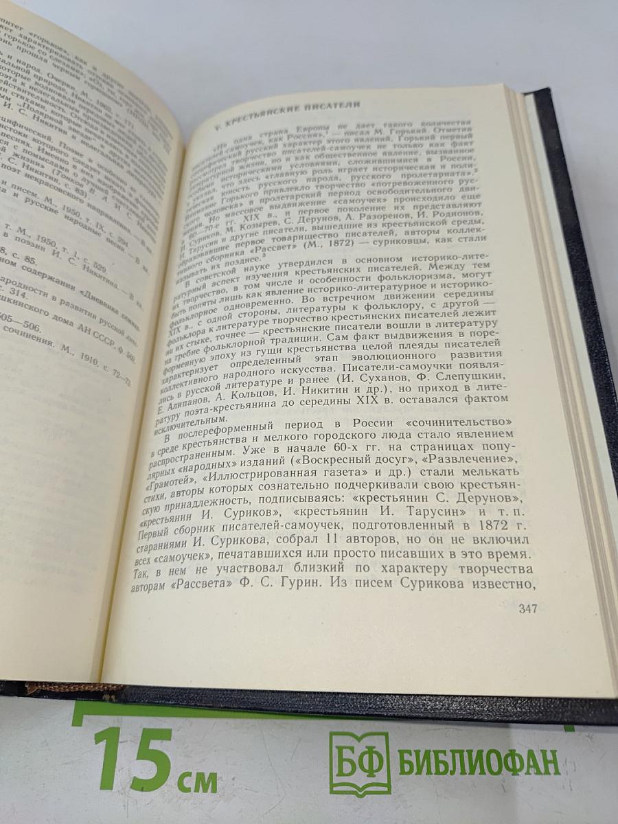Русская литература и фольклор. Вторая половина XIX века