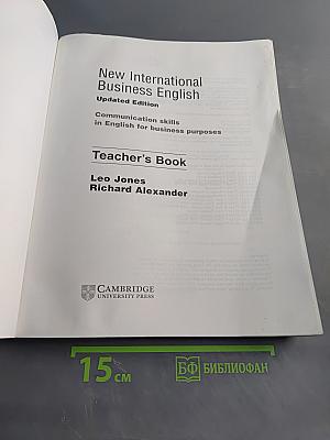 New International Business English: Teacher's Book