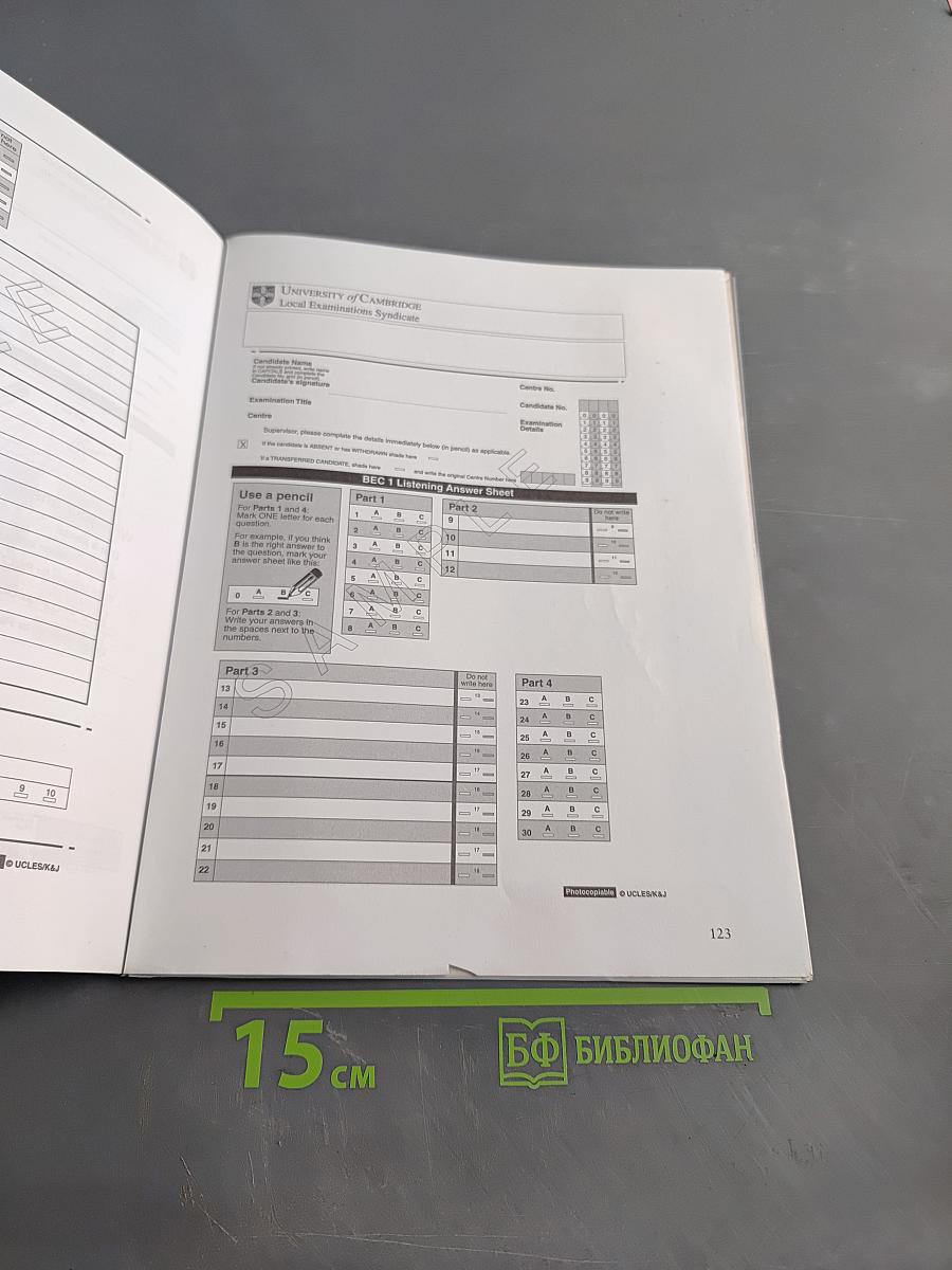 Practice Tests for the Cambridge Business English Certificate Level One