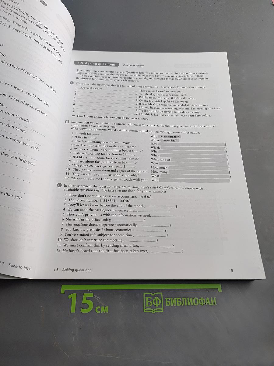New International Business English: Workbook