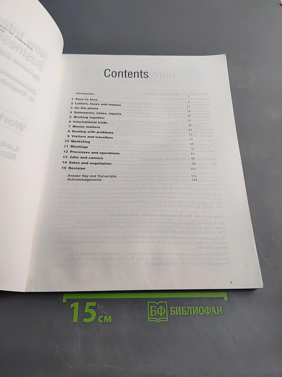 New International Business English: Workbook