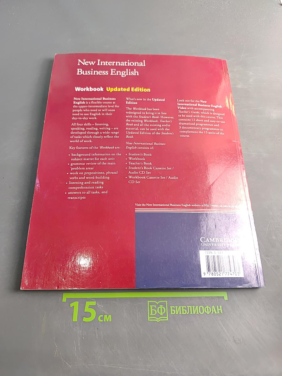 New International Business English: Workbook
