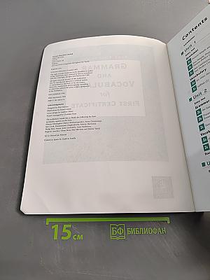 Grammar and Vocabulary for First Certificate