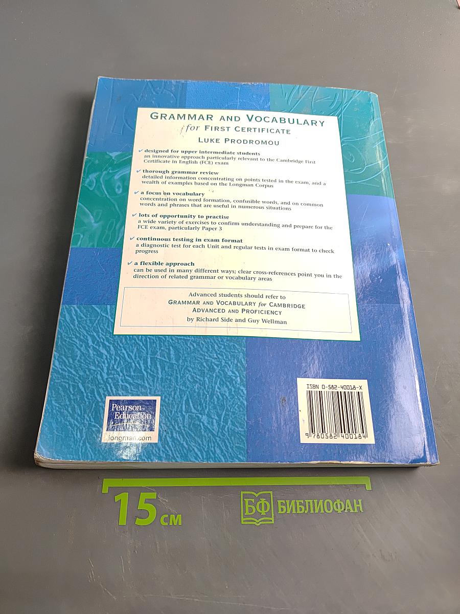 Grammar and Vocabulary for First Certificate