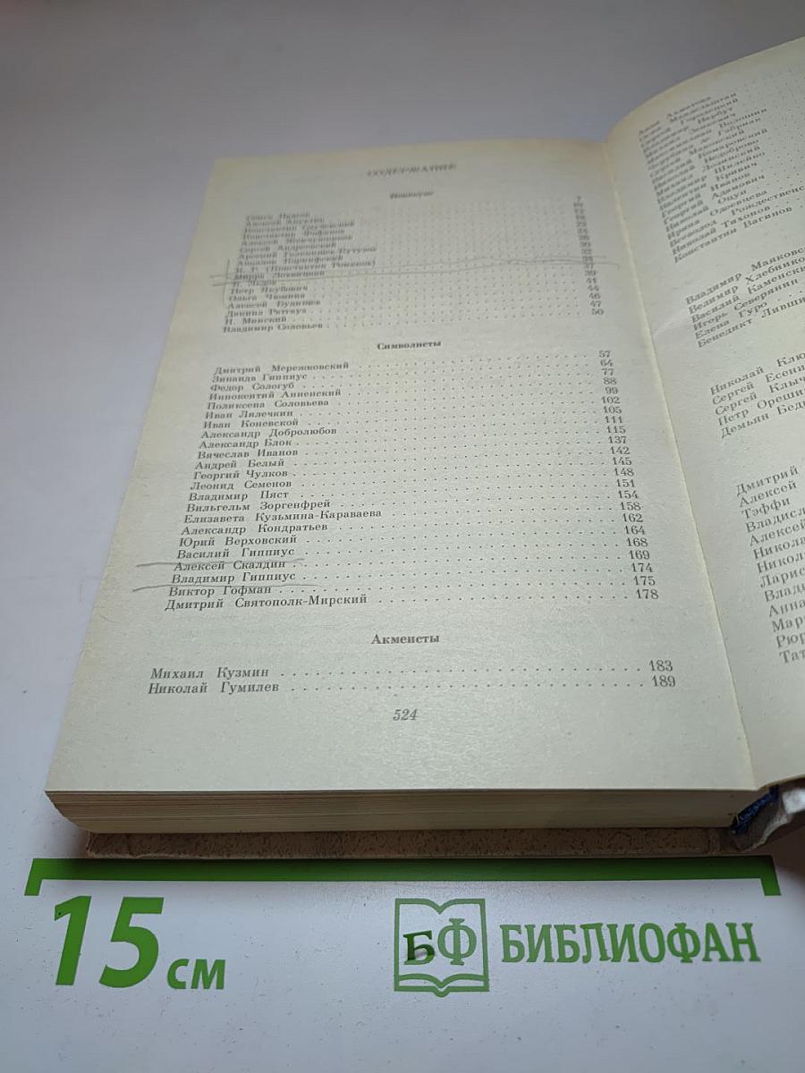 Серебряный век. Петербургская поэзия конца XIX - начала XX в.