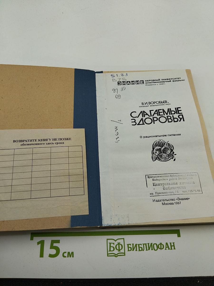 Слагаемые здоровья