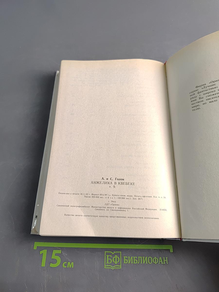Анжелика в Квебеке. Книга 9