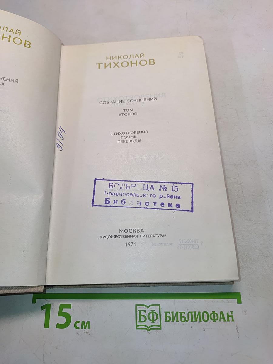 Собрание сочинений. Том второй. Стихотворения, поэмы, переводы
