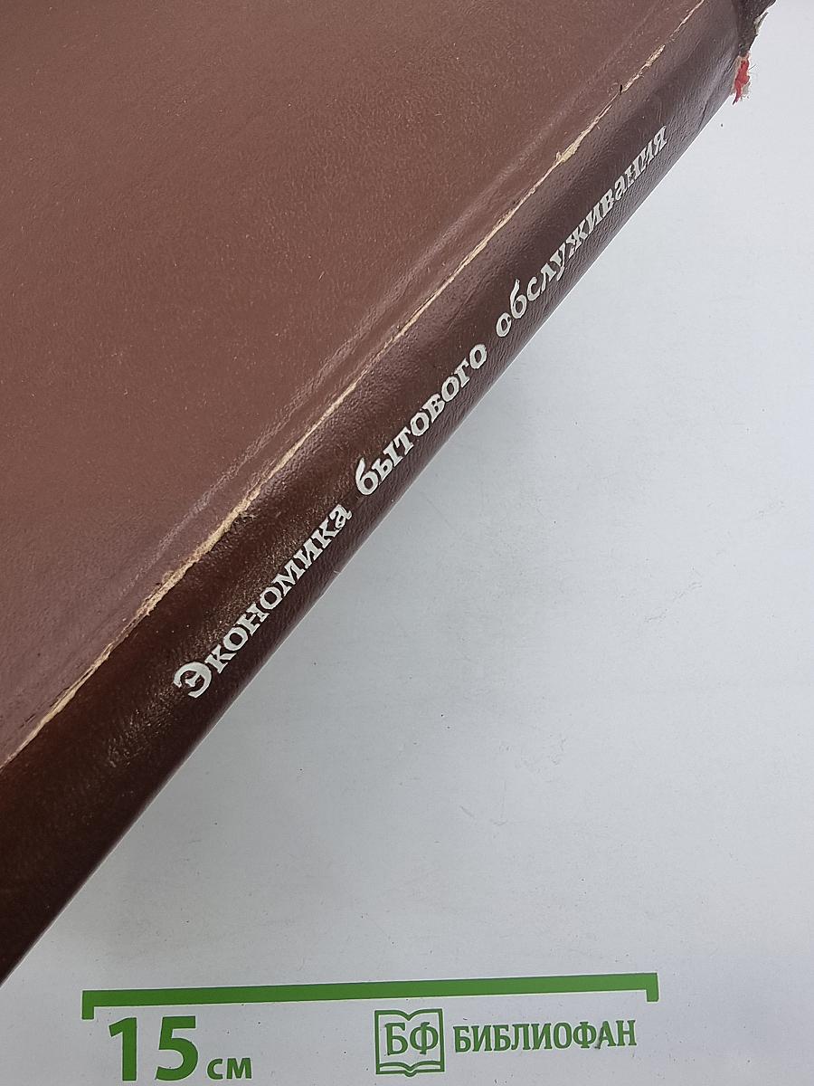 Экономика бытового обслуживания