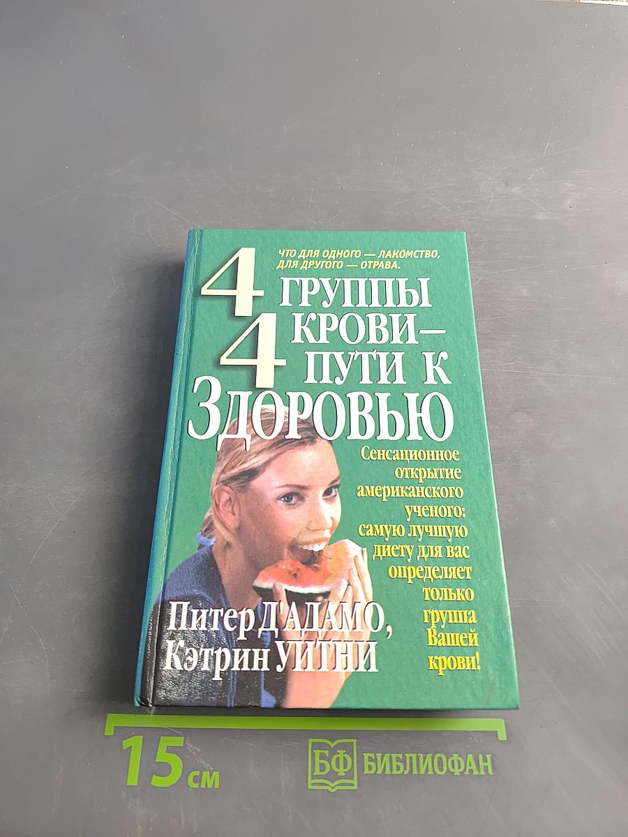 4 группы крови – 4 пути к здоровью