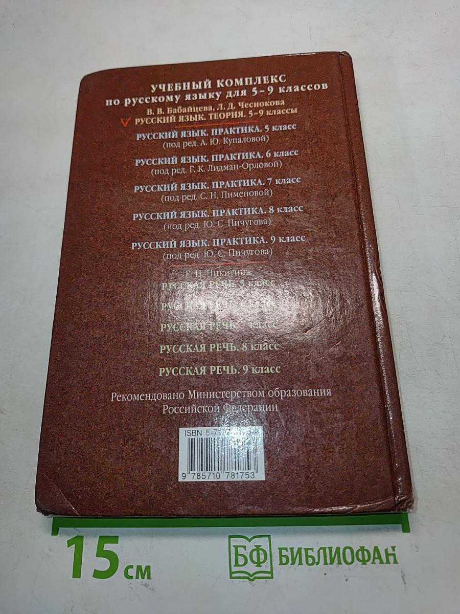 Русский язык. Теория. 5-9 классы