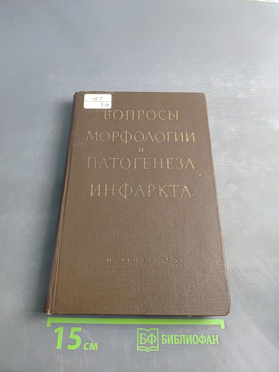 Вопросы морфологии и патогенеза инфаркта