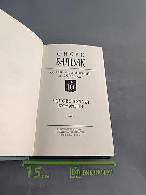 Человеческая комедия. Сцены парижской жизни. Том 10